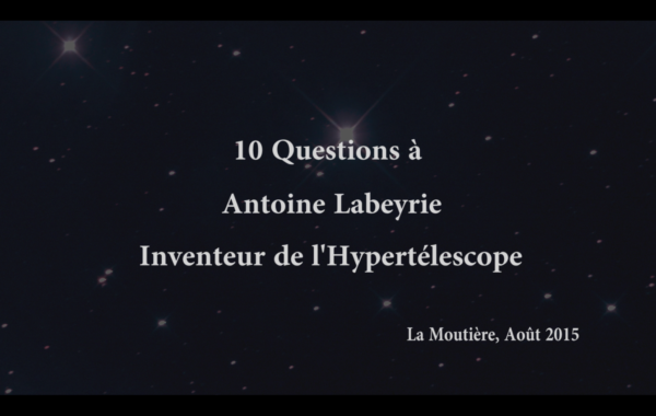 10 Questions à Antoine Labeyrie 600x380