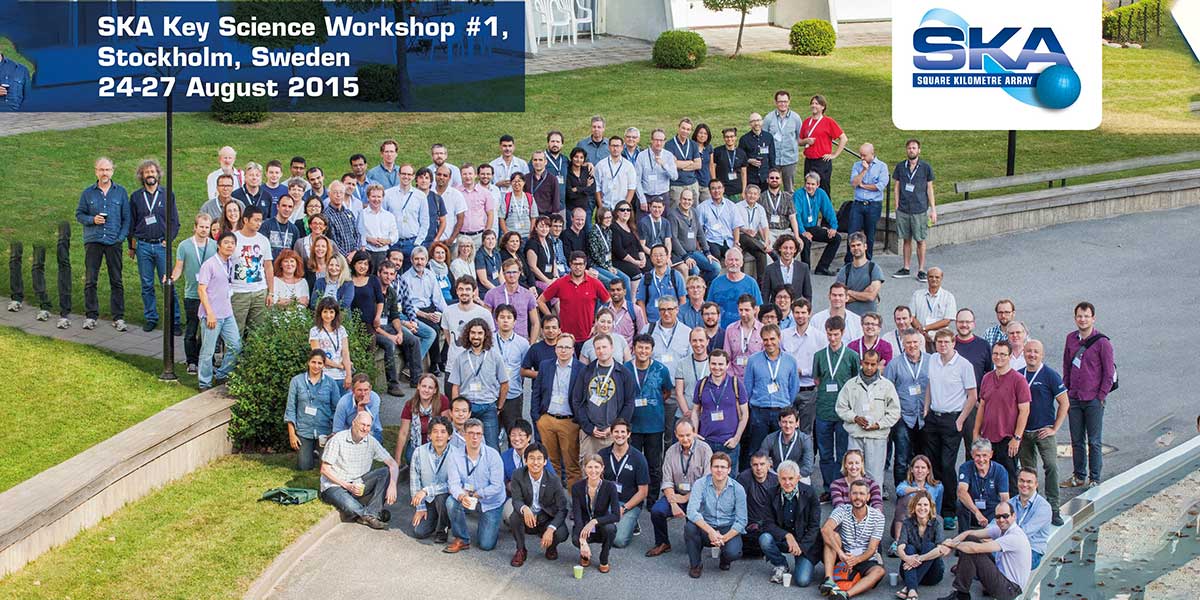 Participants à la conférence "The SKA Key Science Workshop" en 2015